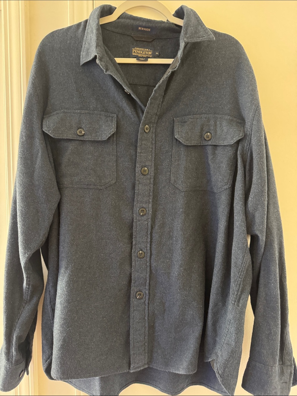 Pendleton Men's Dark Navy Button-Up Shirt Jacket